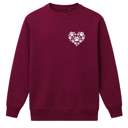 Premium Organic Heart Sweatshirt