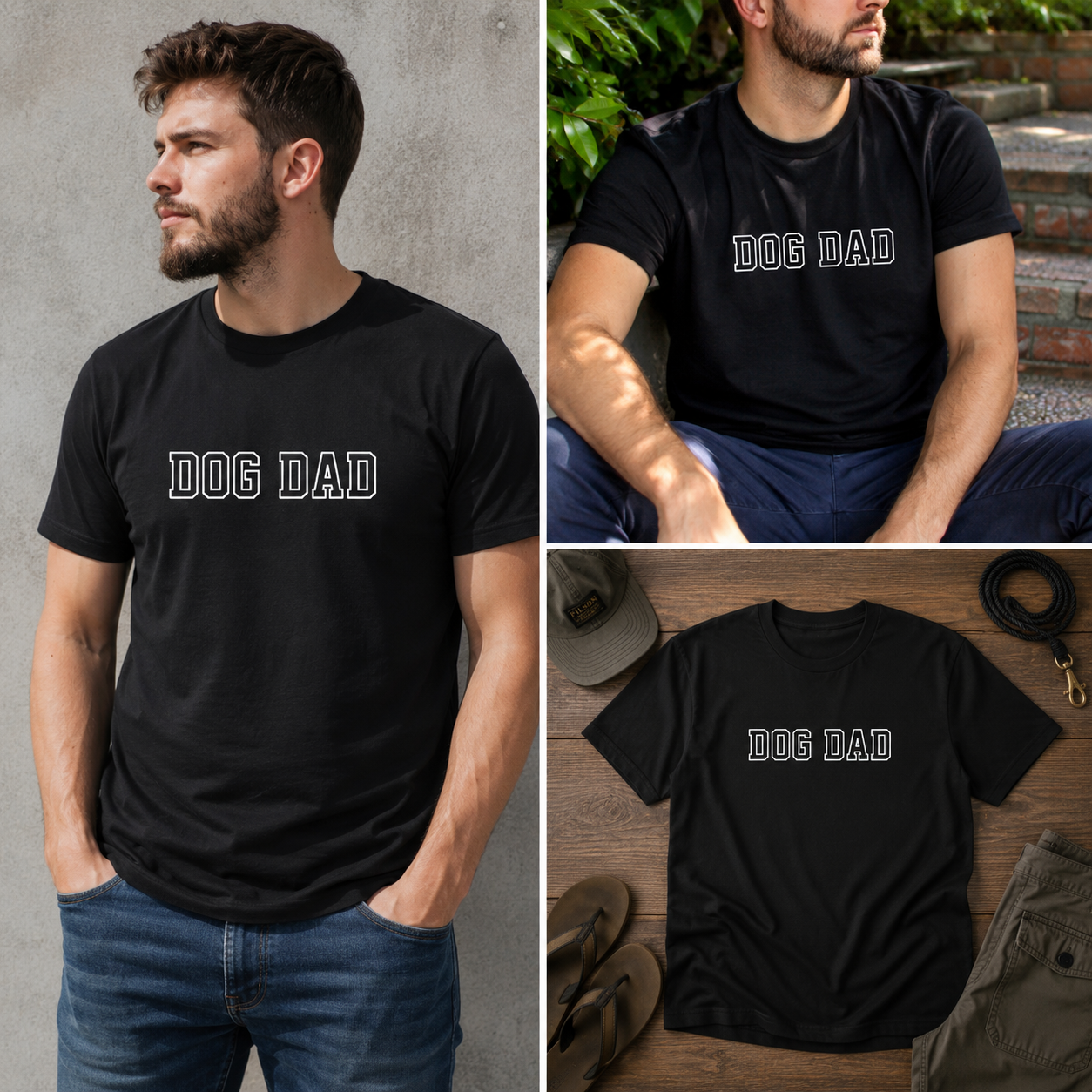 Dog Dad T-Shirt - Organic Cotton Men's T Shirt