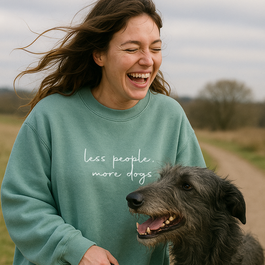 NEW! Less People, More Dogs Sweatshirt