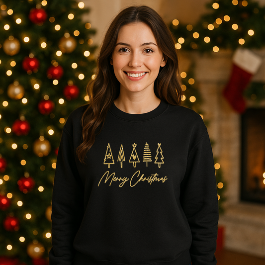 Christmas Sweatshirt, Merry Christmas Jumper, Oversized Sweatshirt