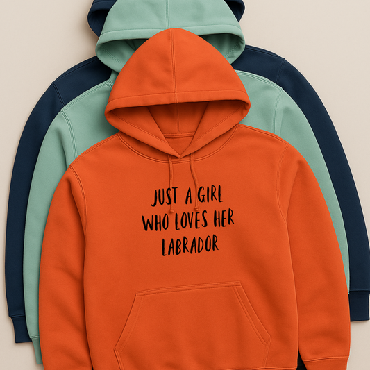 Just A Girl who Loves Her... Hoodie - Personalise with ANY Dog Breed