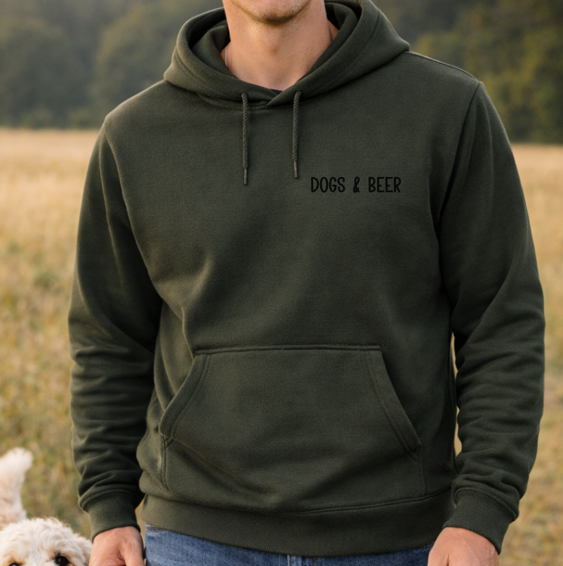 Dogs & Beer Dog Lover Hoodie