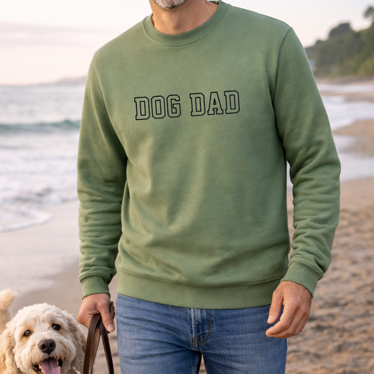 Dog Dad Sweatshirt - Unisex Fit Men's Sweatshirt