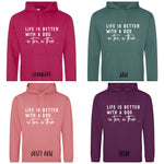 Load image into Gallery viewer, &#39;Life is Better With a Dog or Two or Three&#39; Hoodie
