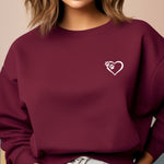 Load image into Gallery viewer, Heart and Paws  Sweatshirt, Women&#39;s Sweatshirt
