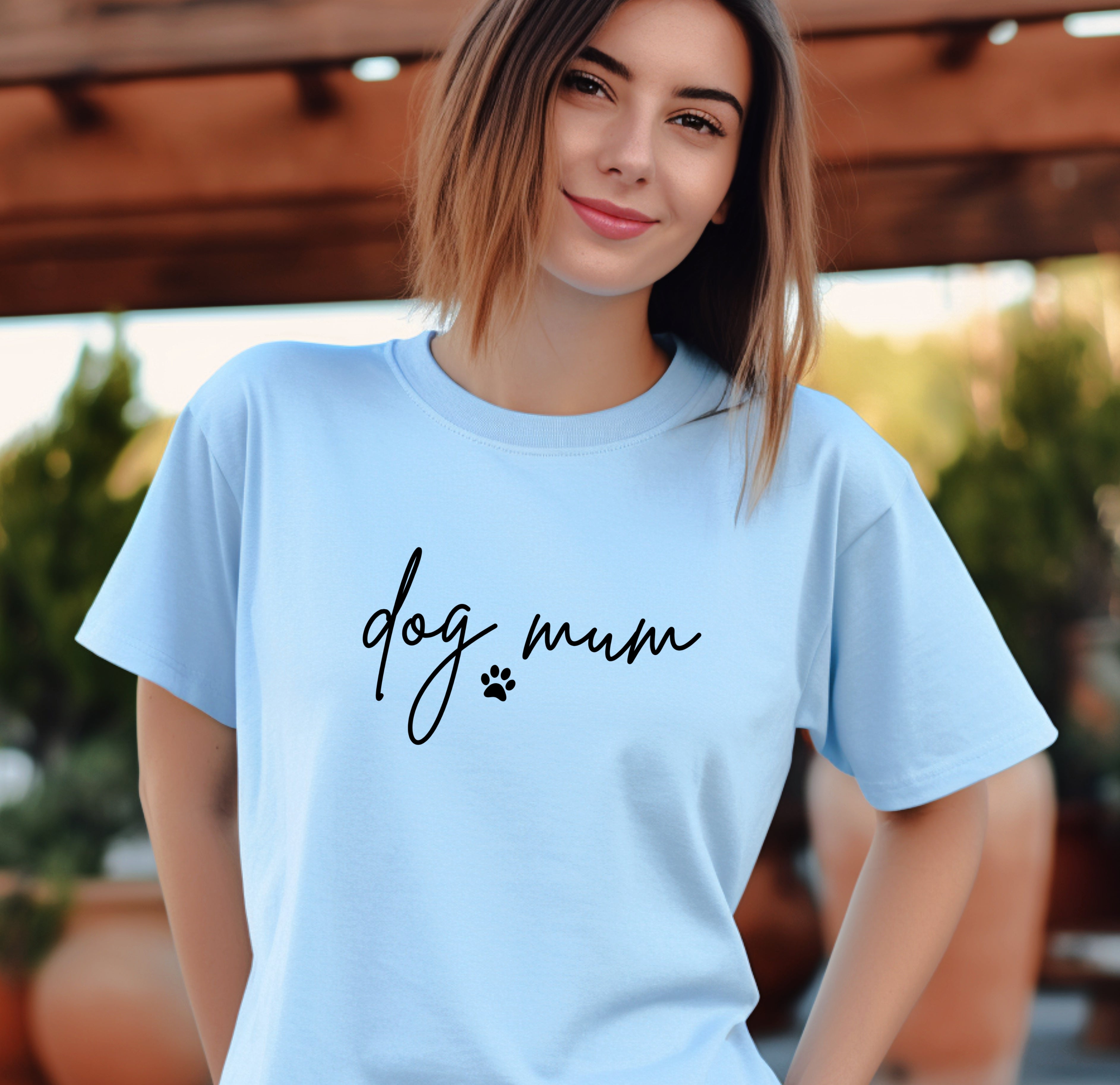 Dog Mum T Shirt - Organic Cotton