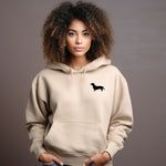 Load image into Gallery viewer, Dog Logo Hoodie - Personalise with ANY Dog Breed - Unisex Oversized Hoodie
