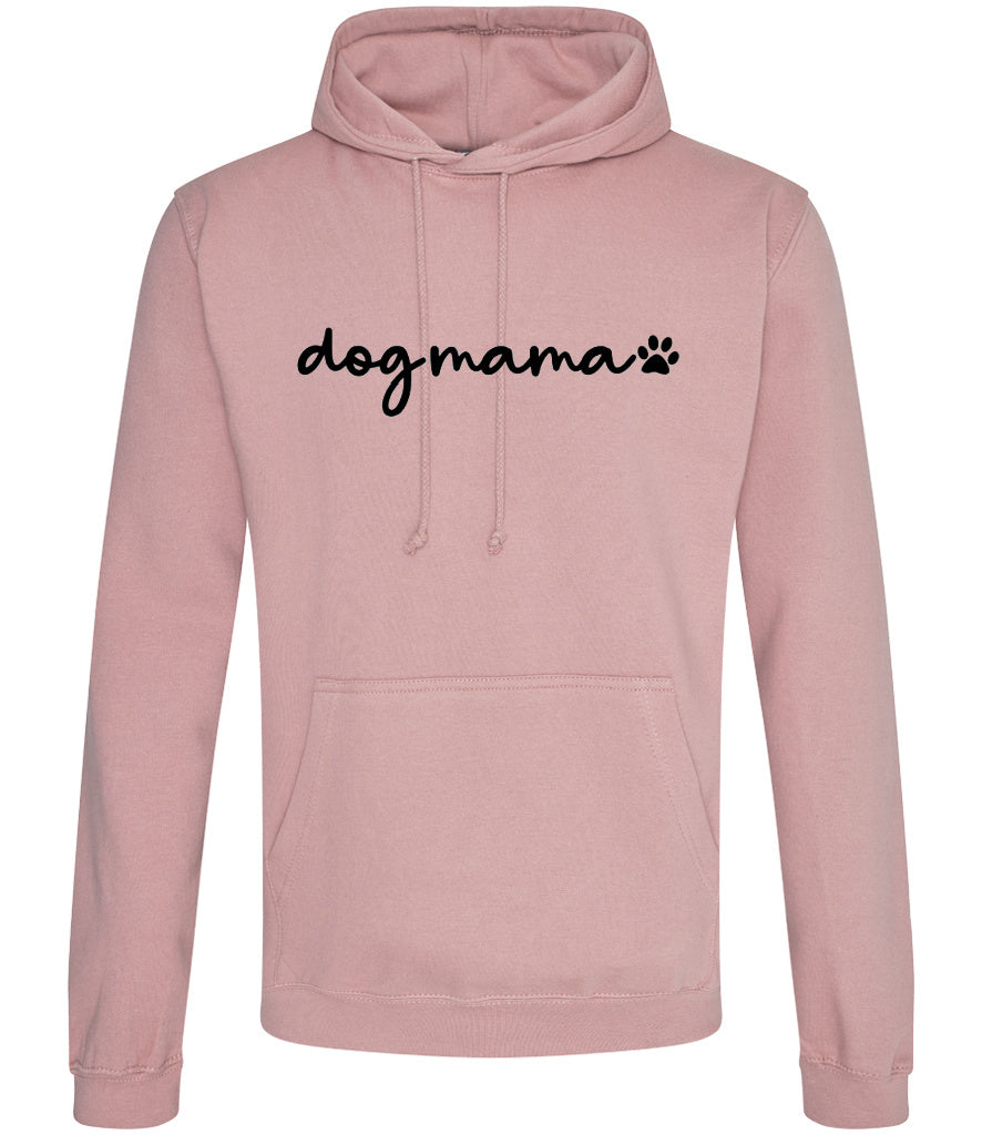 Dog Mama Hoodie - Dusty Pink Size L - UK 16-18 (44)