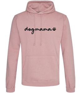 Dog Mama Hoodie - Dusty Pink Size L - UK 16-18 (44)