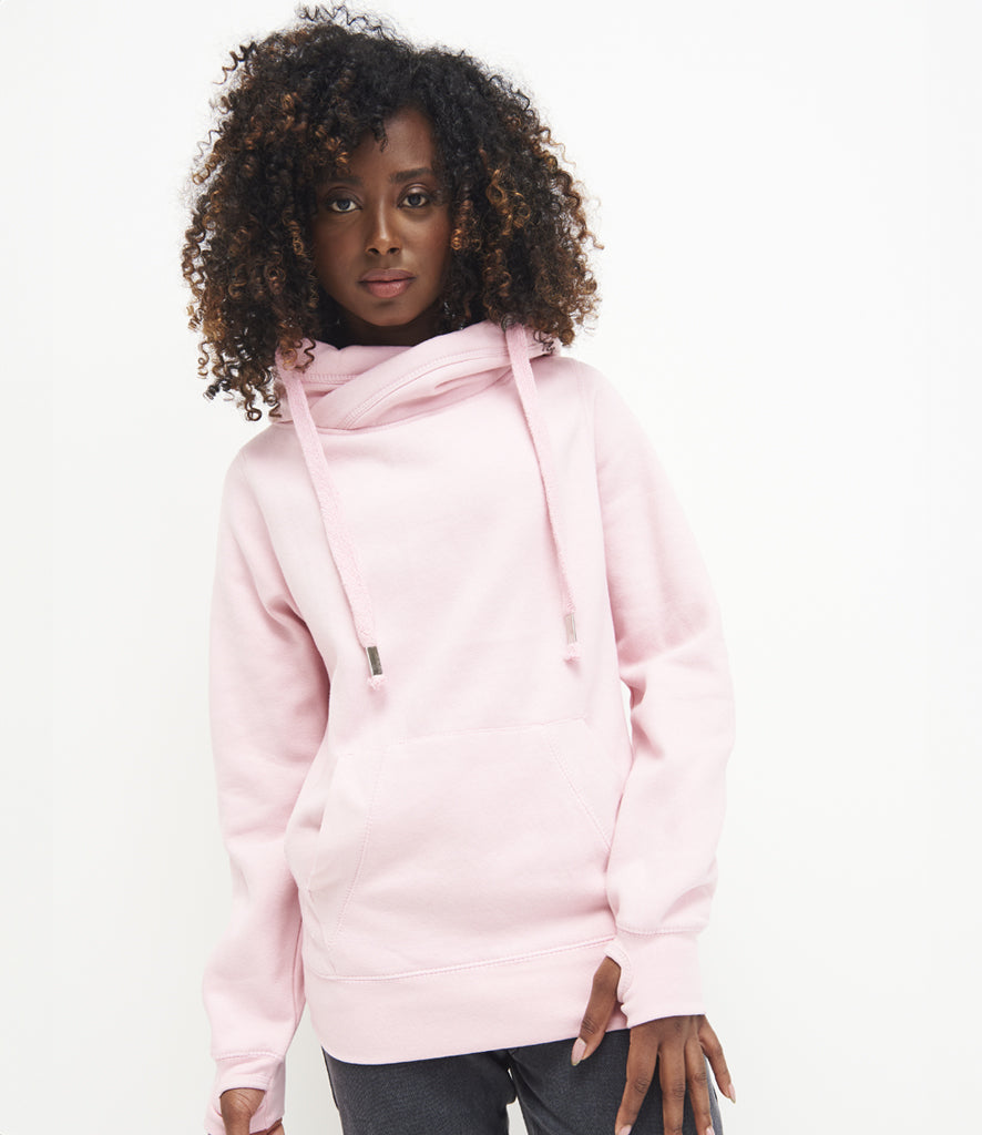 Plain Luxury Cowl Neck Hoodie Unisex jessandtilly