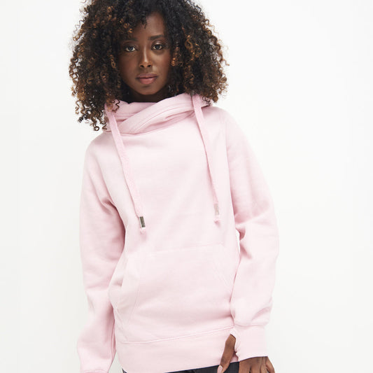 Plain Luxury Cowl Neck Hoodie Unisex