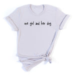 Load image into Gallery viewer, &#39;One Girl and her Dog&#39; Ladies Relaxed Fit T-Shirt
