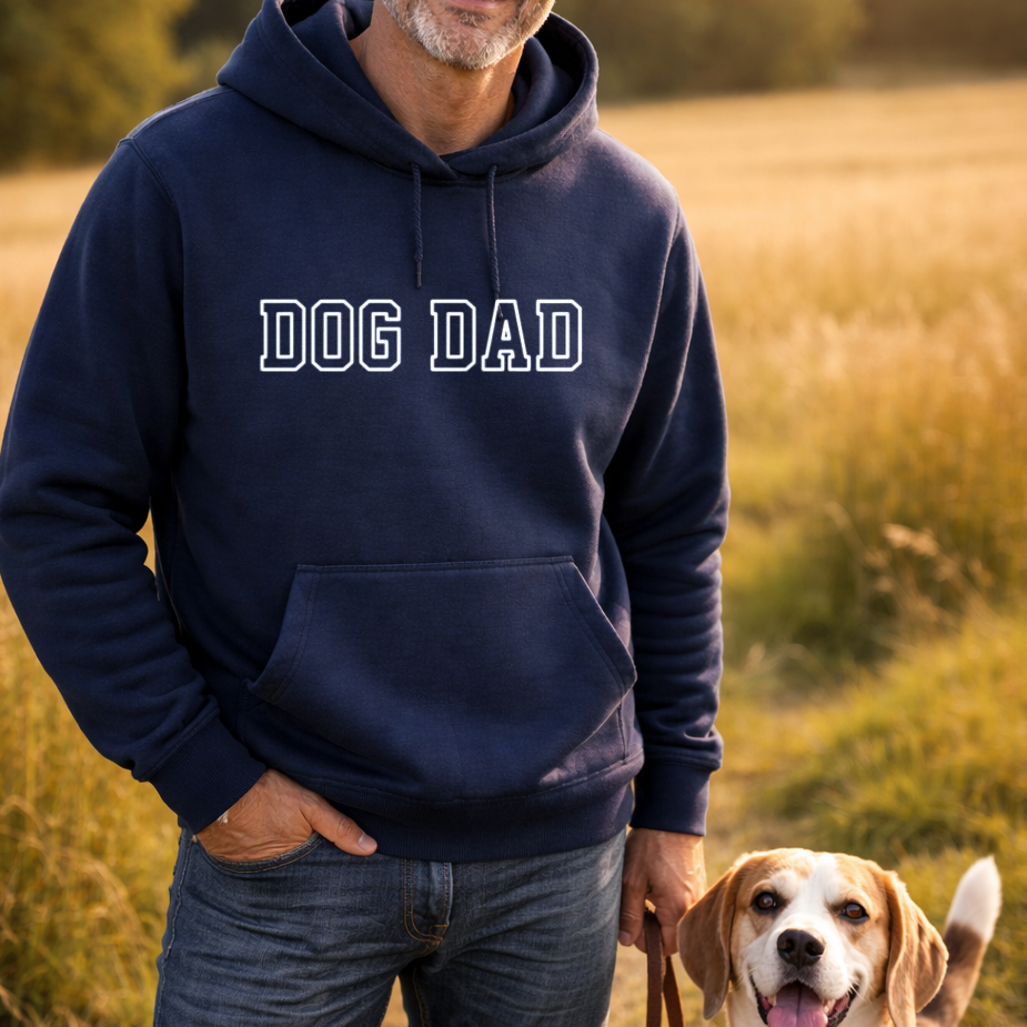 Dog Dad Hoodie - Men's Loose Fit Hoodie
