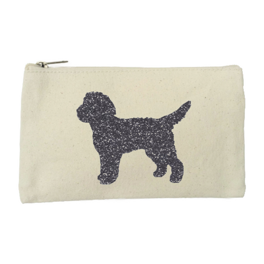 Cockapoo Pencil Case - Canvas Accessory Bag
