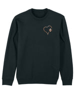 Load image into Gallery viewer, Rose Gold Heart and Paw Logo Sweatshirt
