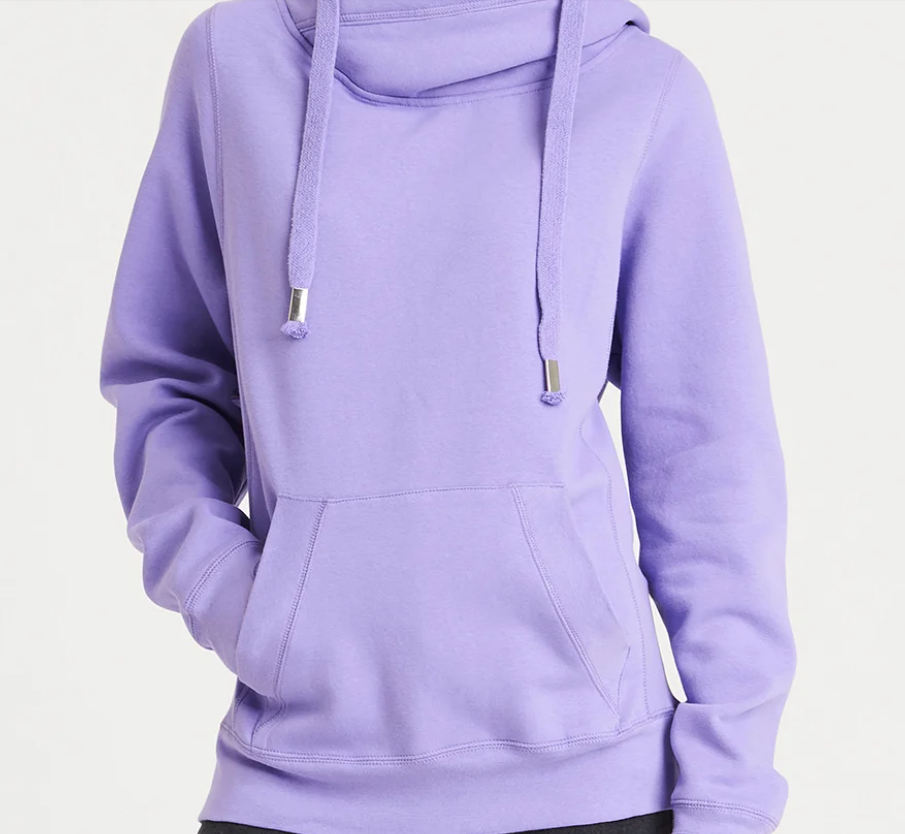 Plain Luxury Cowl Neck Hoodie Unisex