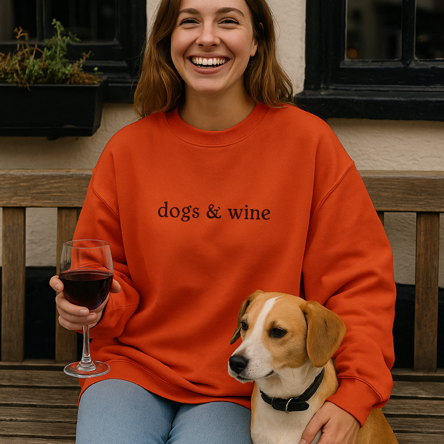 Dogs and Wine Sweatshirt