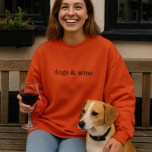 Dogs and Wine Sweatshirt