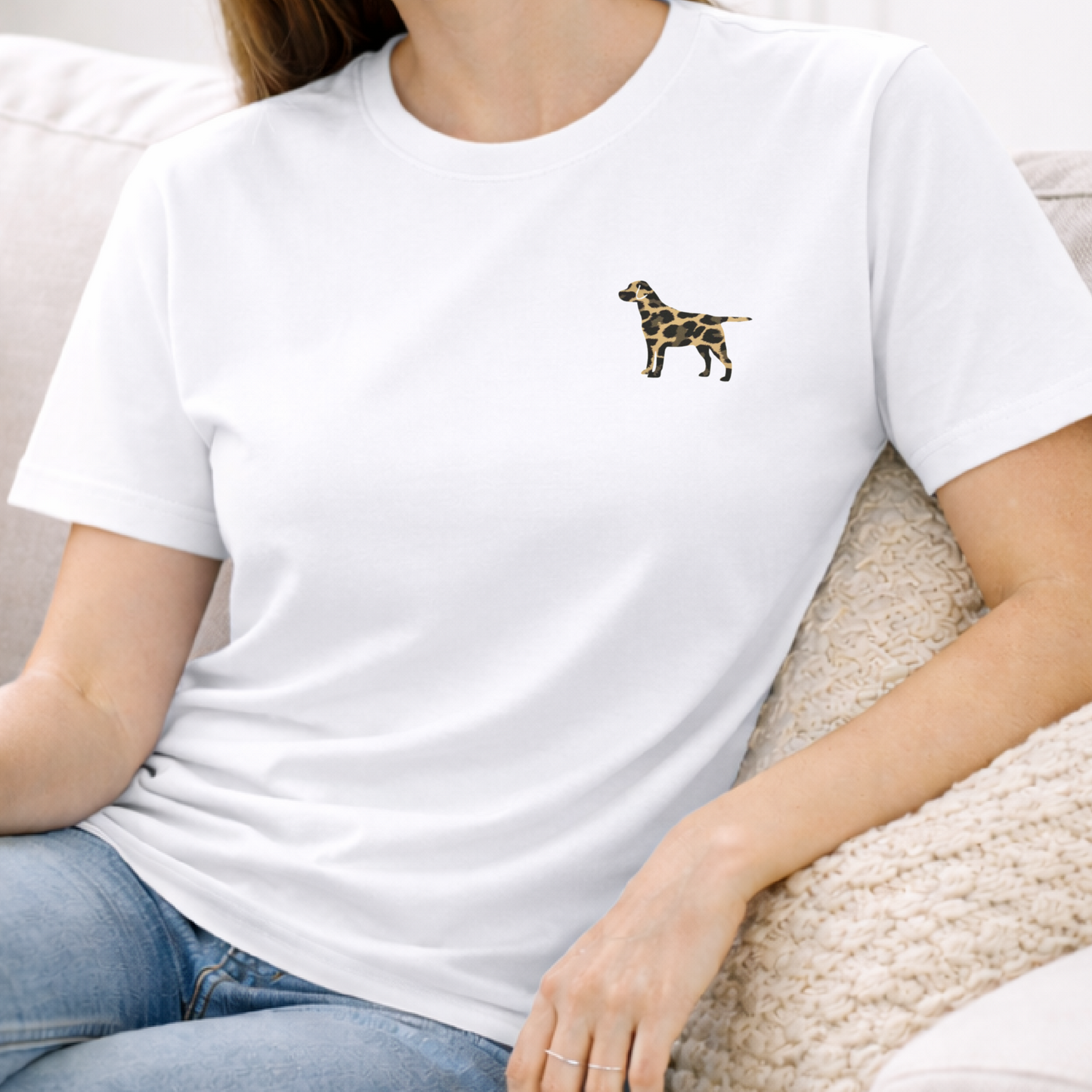 Animal Print Dog Logo T-Shirt - CHOOSE ANY DOG BREED!