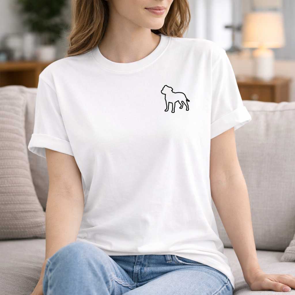 Dog Silhouette T-Shirt - Customise with ANY Dog Breed