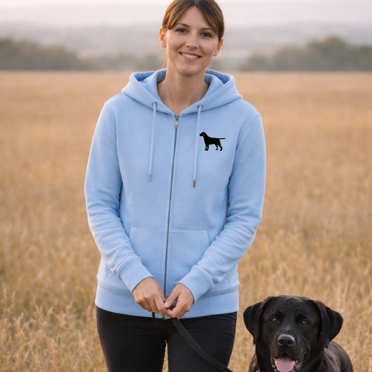 Personalised Zip Up Luxury Dog Hoodie - Add ANY Breed