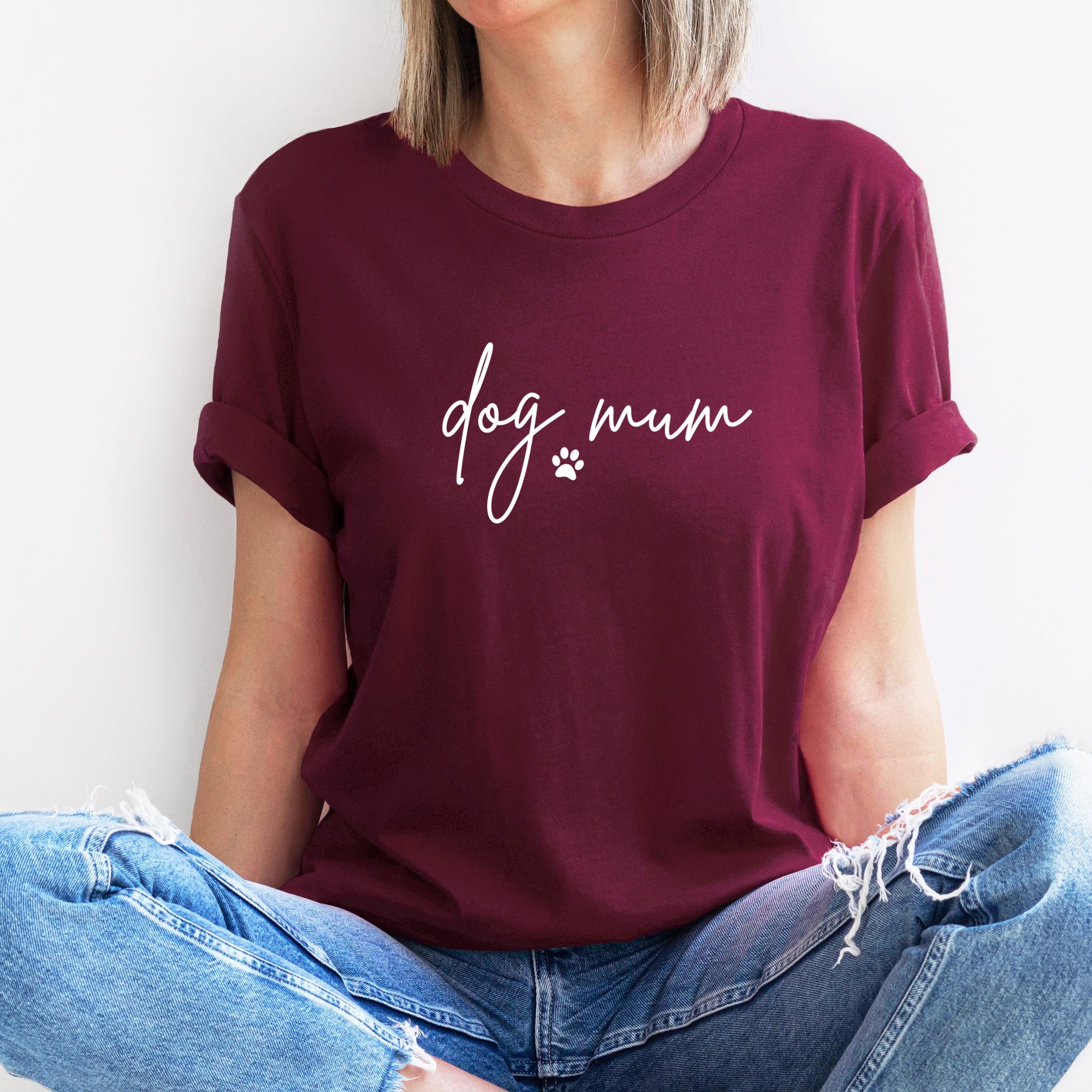 Dog Mum T Shirt - Organic Cotton