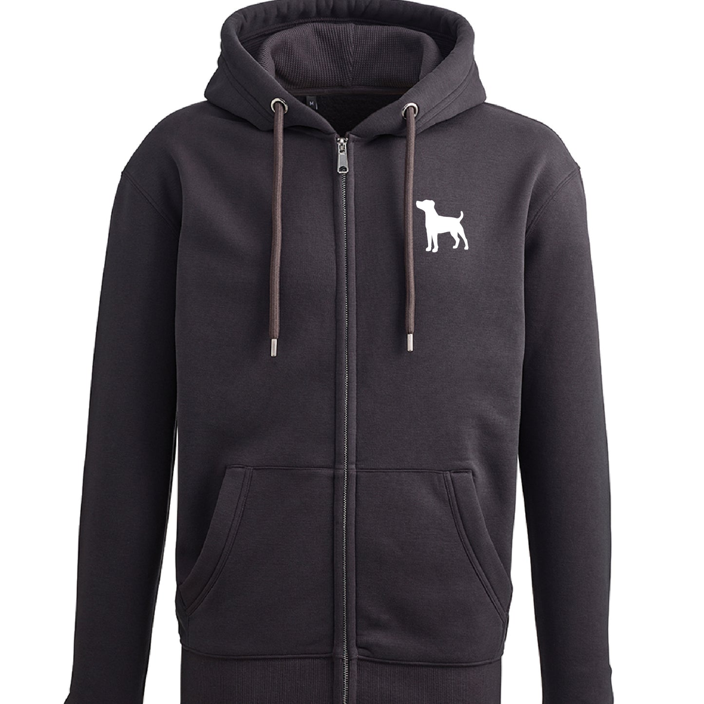 Dog Logo Luxury Zip up Hoodie - Add ANY Dog Breed