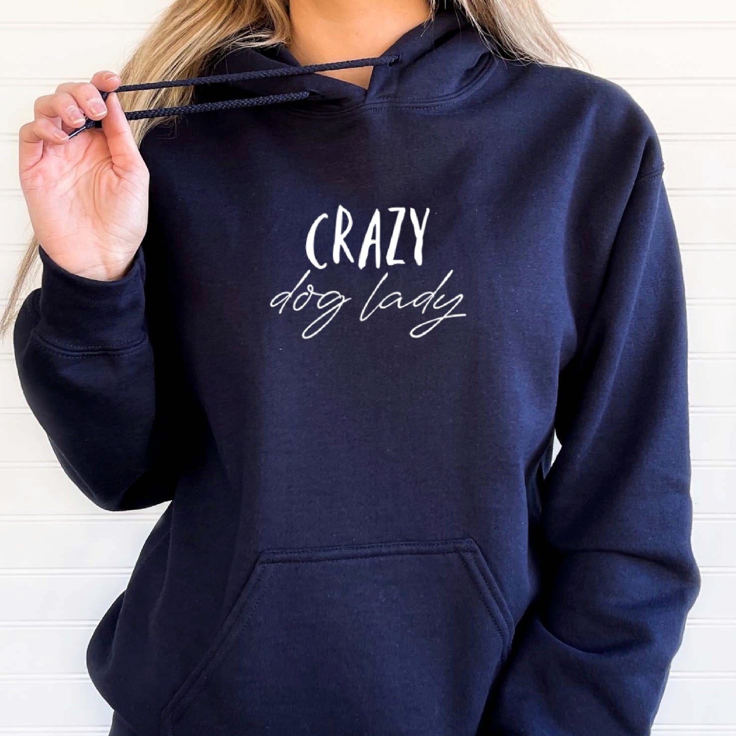 Crazy Dog Lady Hoodie, Oversize Hoodie