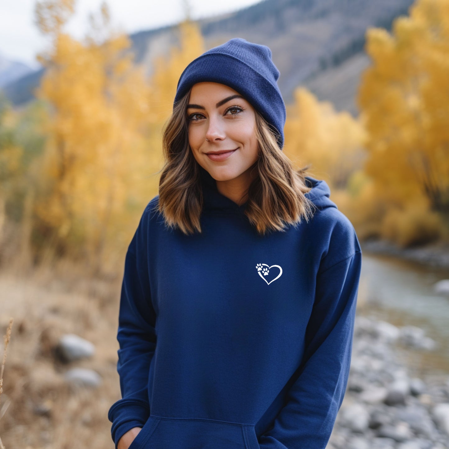 Heart and Paws Hoodie - Relaxed Fit