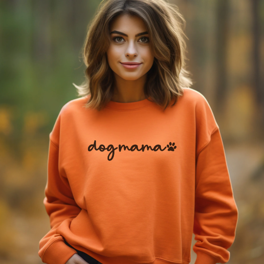 Dogmama Sweatshirt - Orange Size S - UK 10-12 (36")