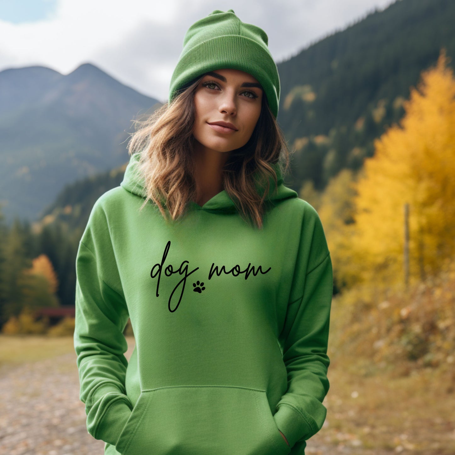 Dog Mom Hoodie - Relaxed Fit