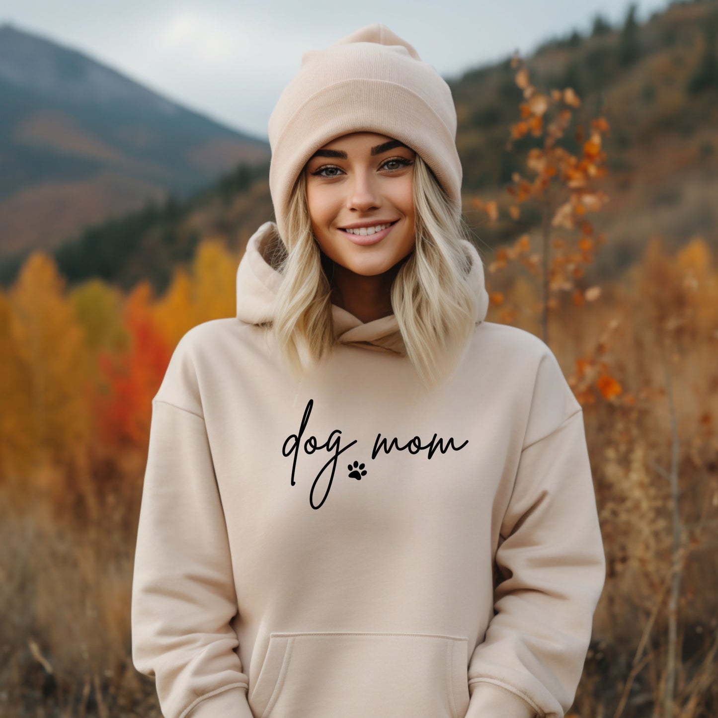 Dog Mom Hoodie - Relaxed Fit