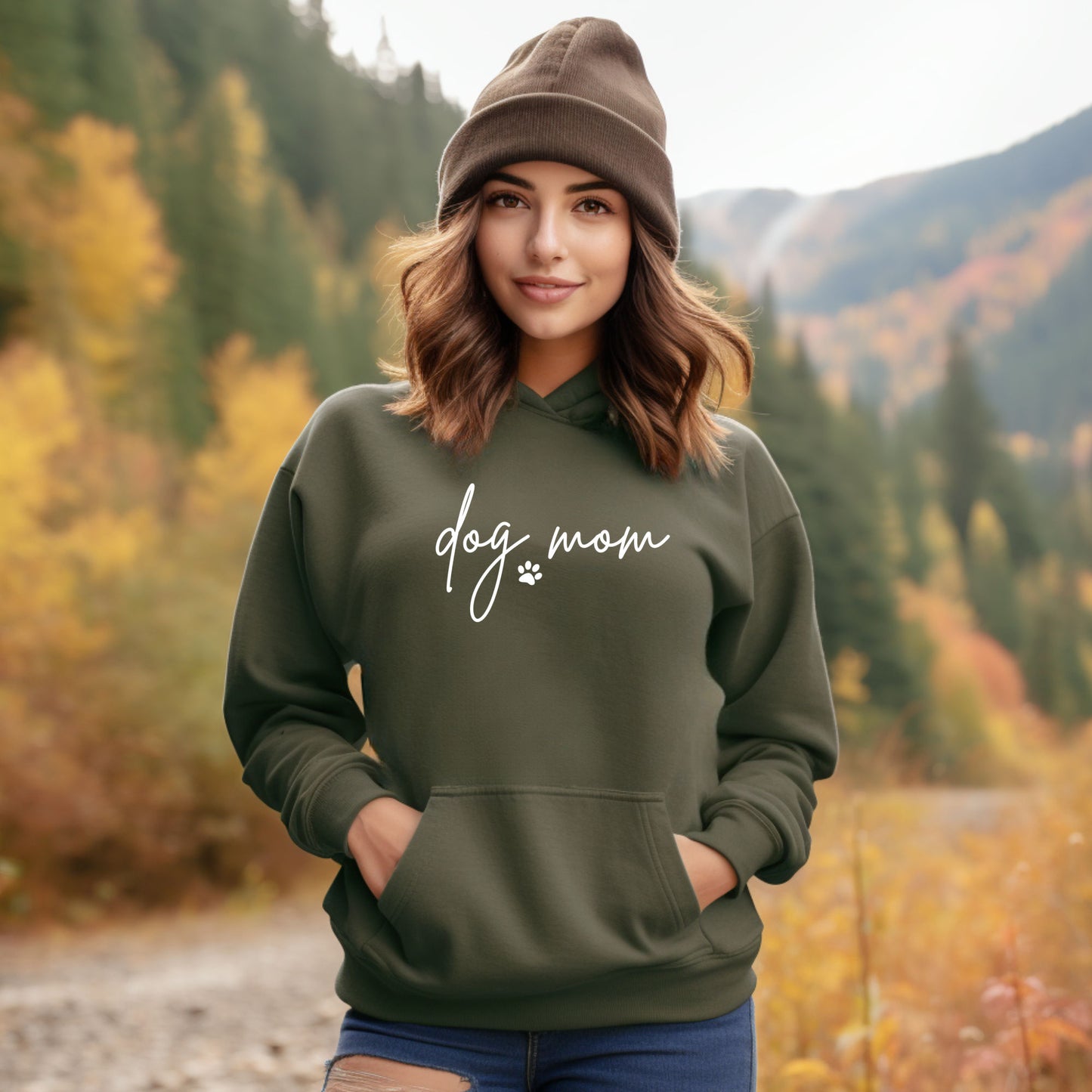 Dog Mom Hoodie - Relaxed Fit