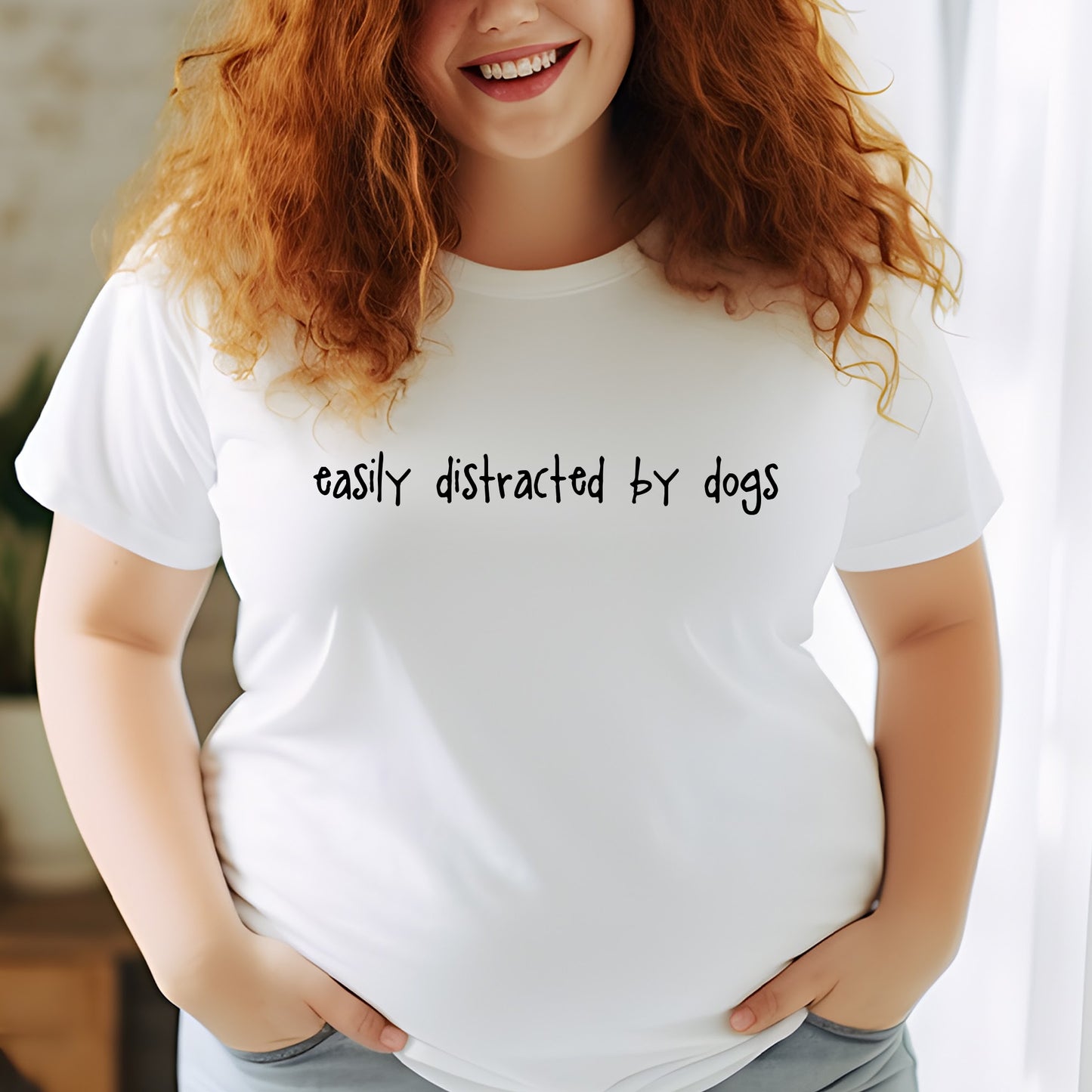 Easily Distracted By Dogs T-Shirt - Unisex Fit