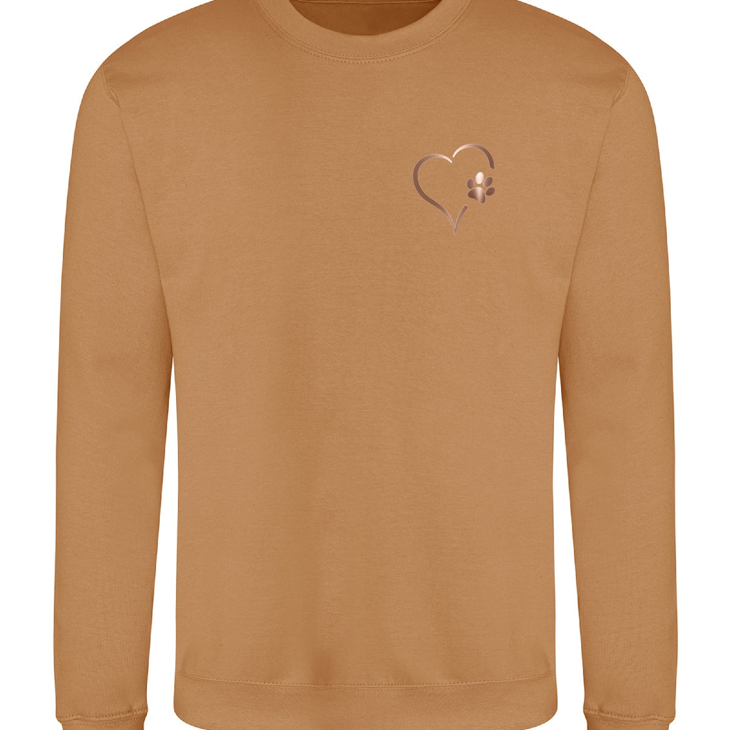 Autumn- Rose Gold Heart Sweatshirt