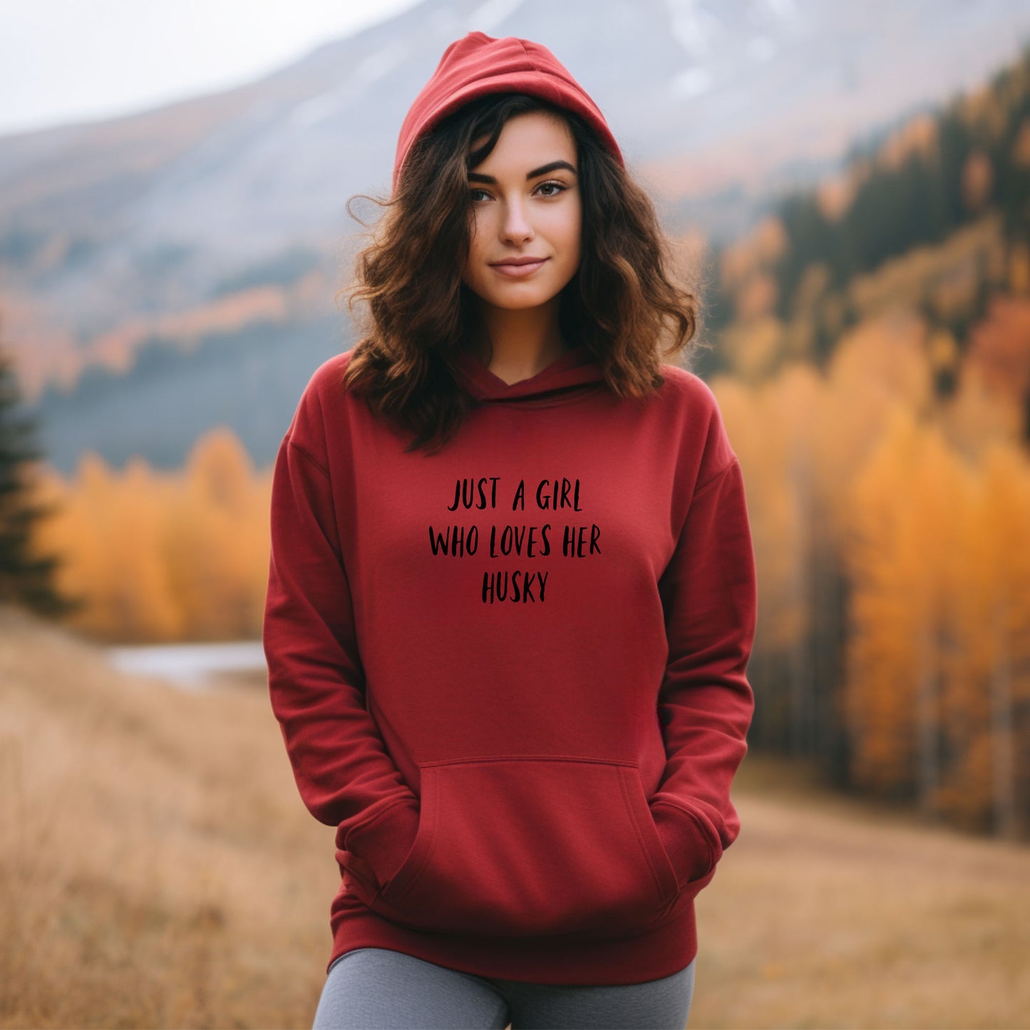 Just A Girl who Loves Her... Hoodie - Personalise with ANY Dog Breed