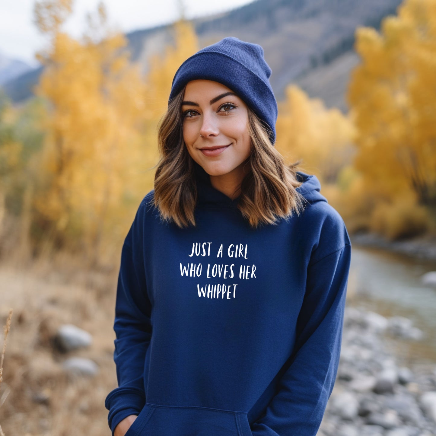 Just A Girl who Loves Her... Hoodie - Personalise with ANY Dog Breed