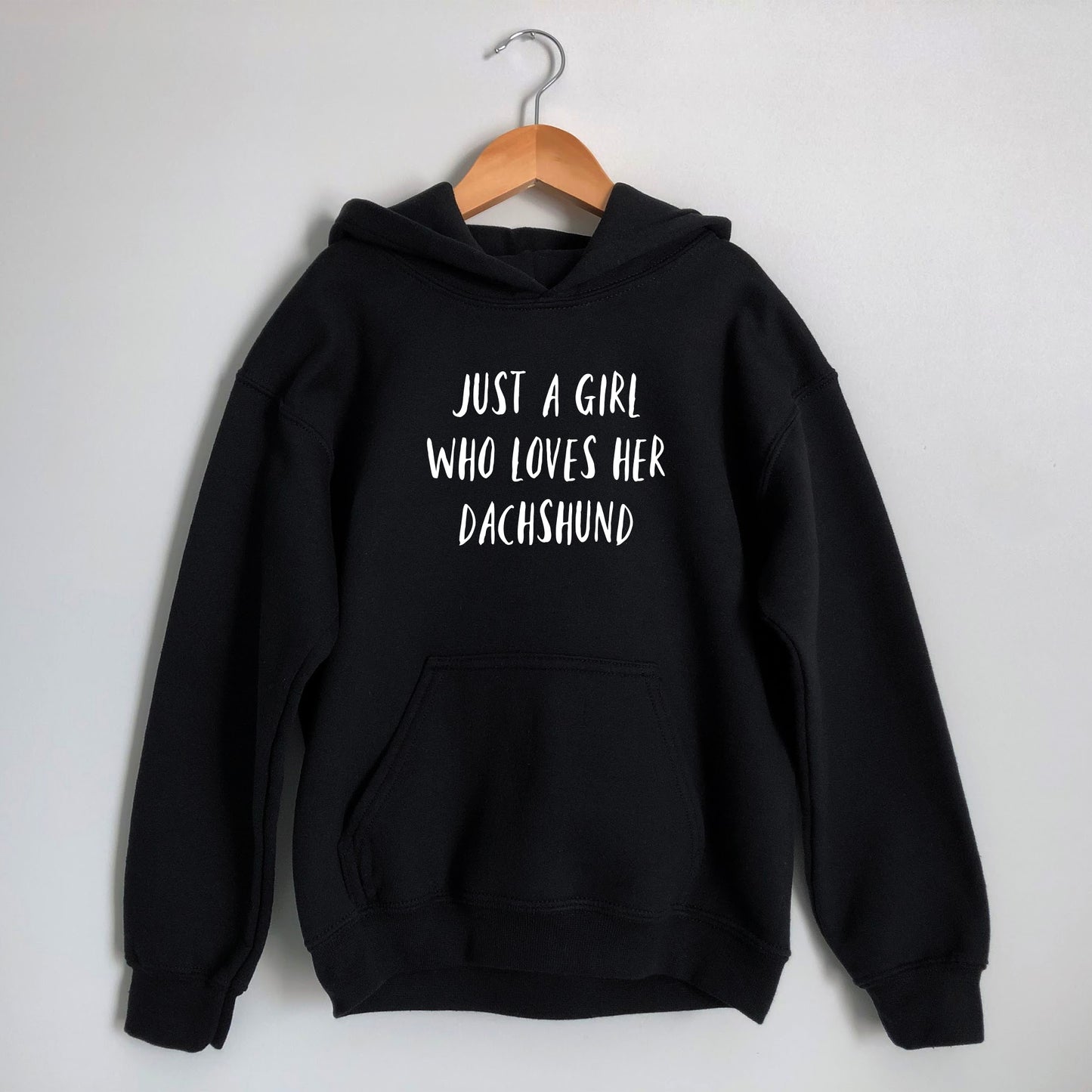 Children's Just a Girl Hoodie - ADD ANY BREED!