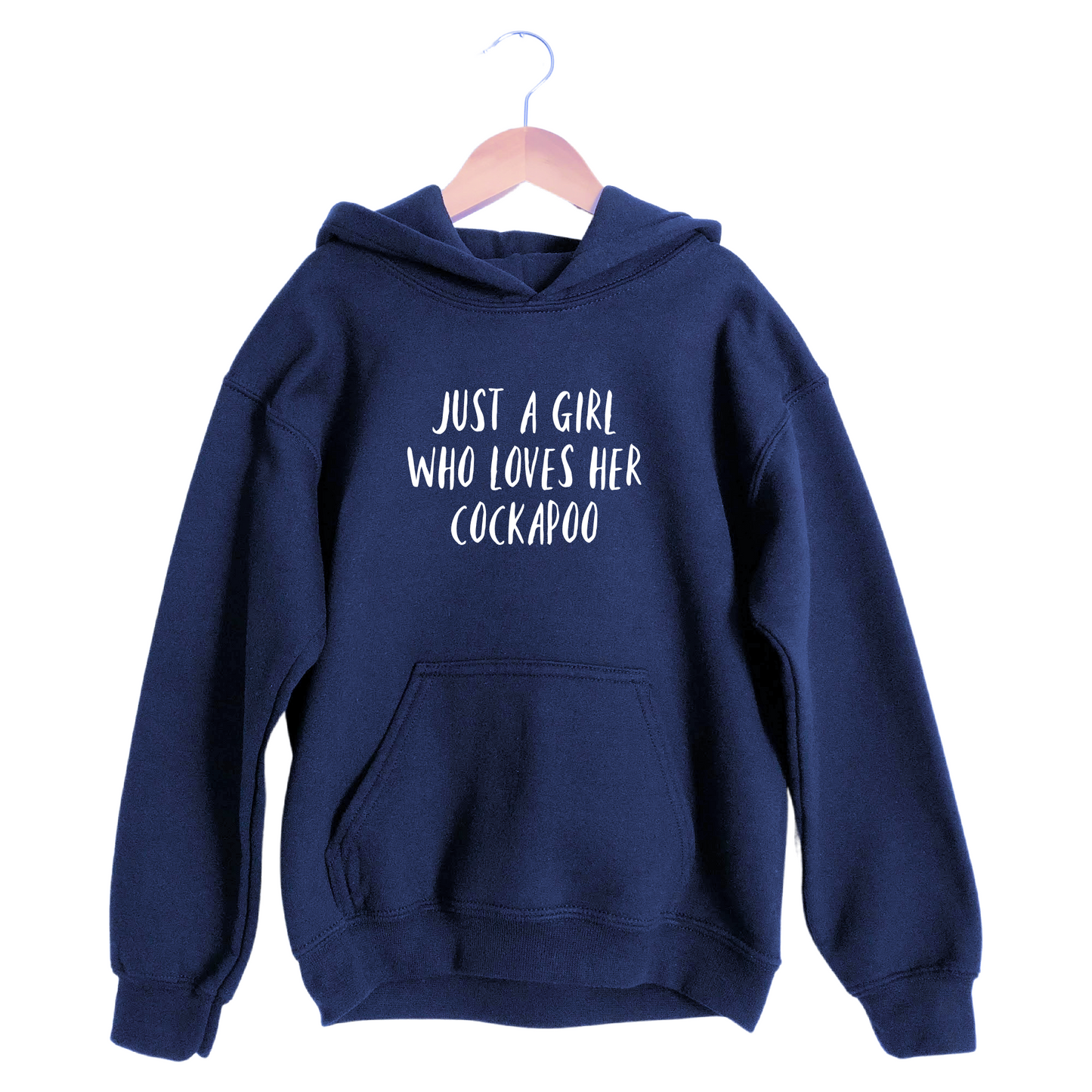 Children's Just a Girl Hoodie - ADD ANY BREED!