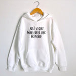 Load image into Gallery viewer, Children&#39;s Just a Girl Hoodie - ADD ANY BREED!
