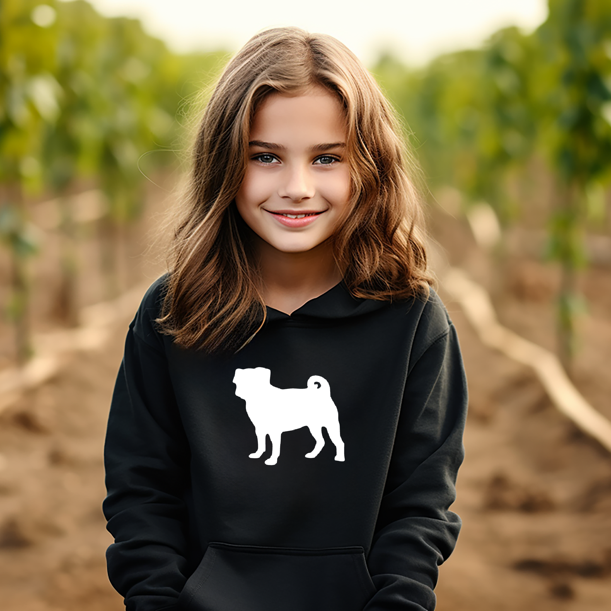 Children's Dog Hoodie, Personalise with ANY DOG BREED