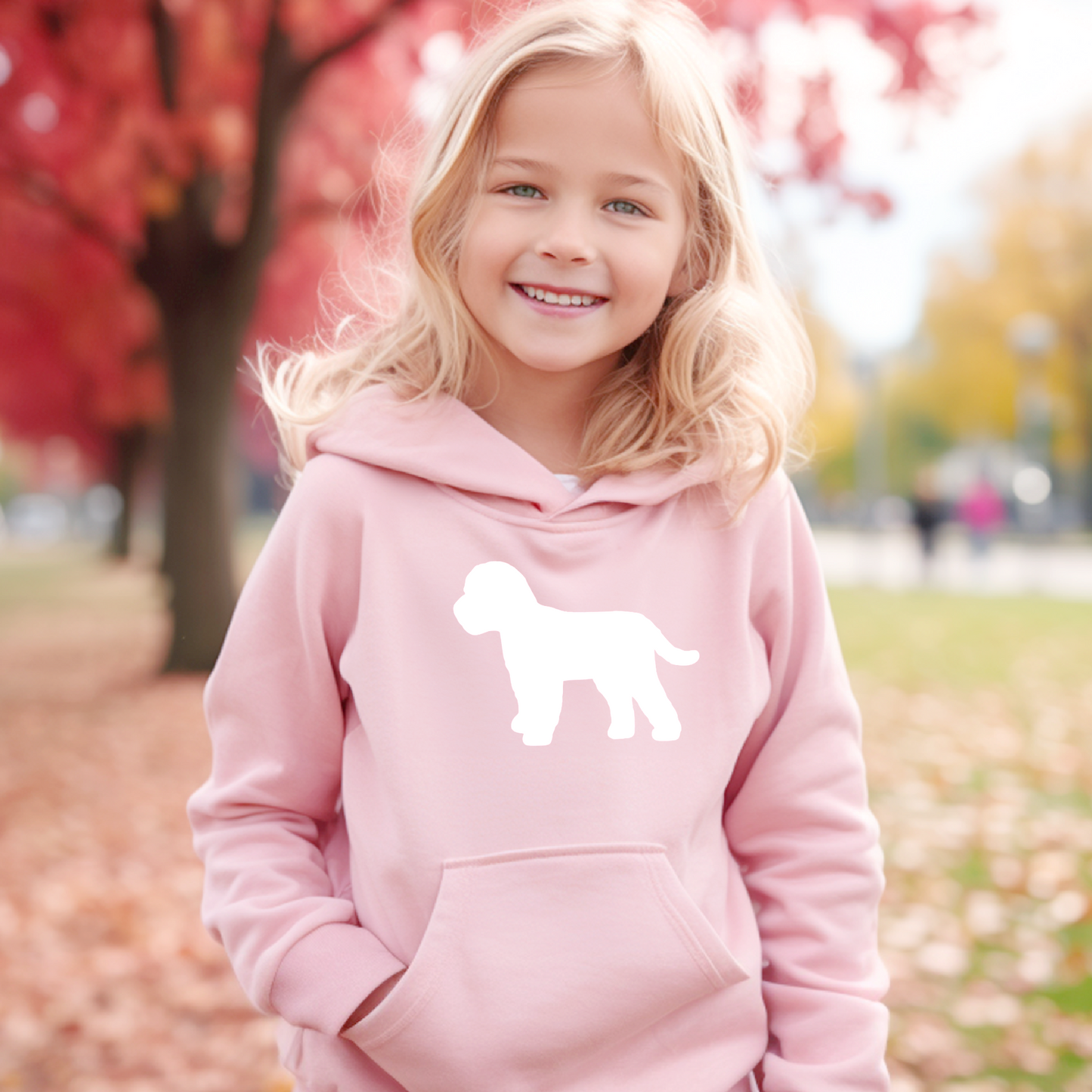 Children's Dog Hoodie, Personalise with ANY DOG BREED