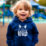 Load image into Gallery viewer, Easily Distracted by Dogs Children&#39;s Hoodie
