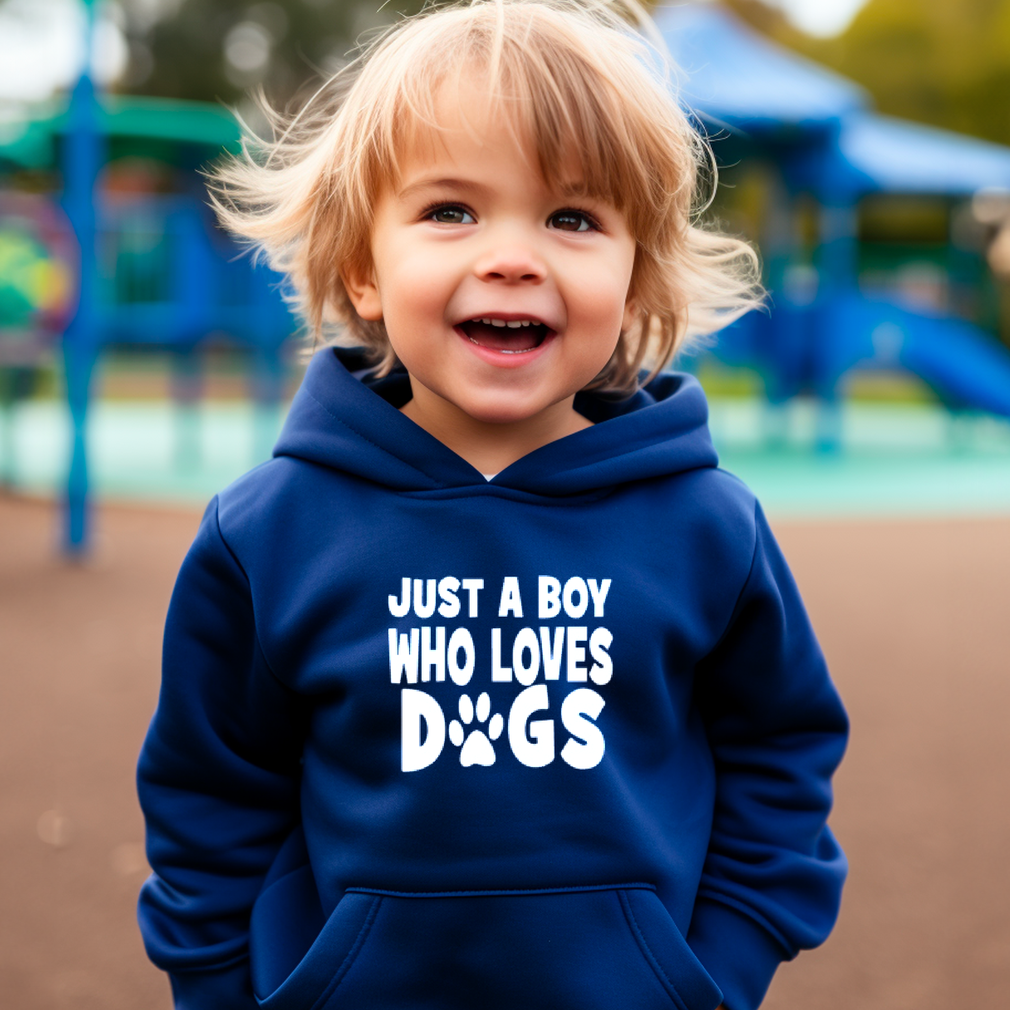 Just a Boy who Loves Dogs Hoodie