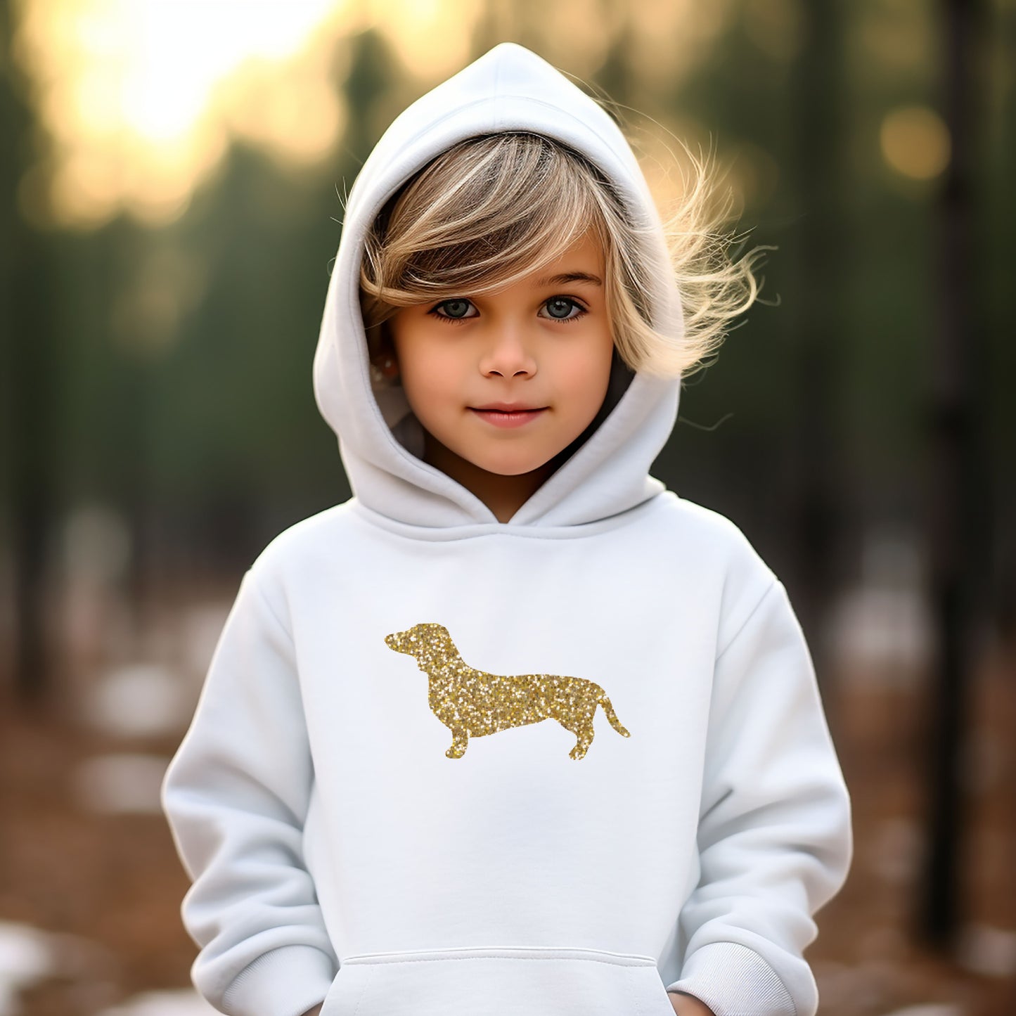 Children's Dog Hoodie, Personalise with ANY DOG BREED