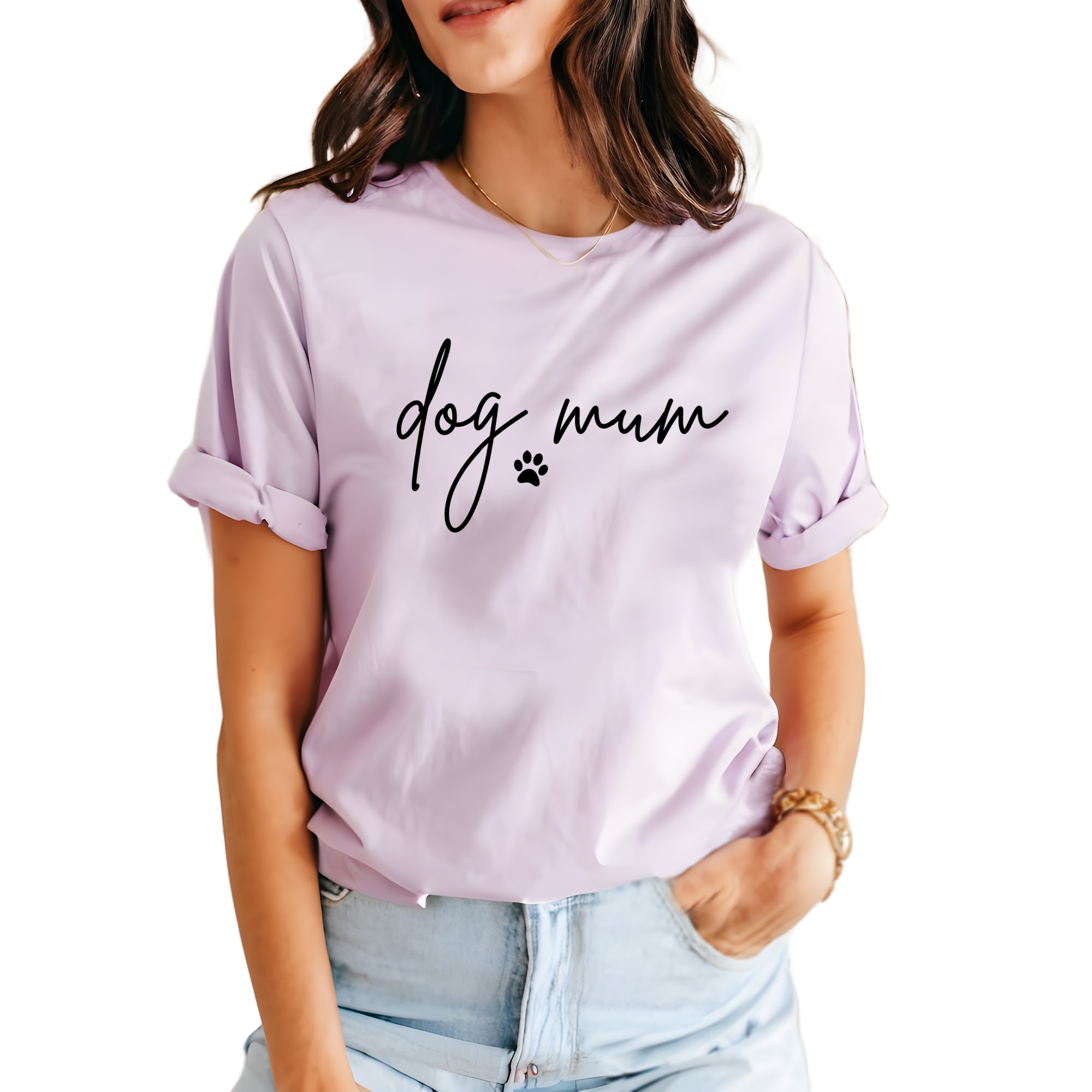 Dog Mum T Shirt - Organic Cotton