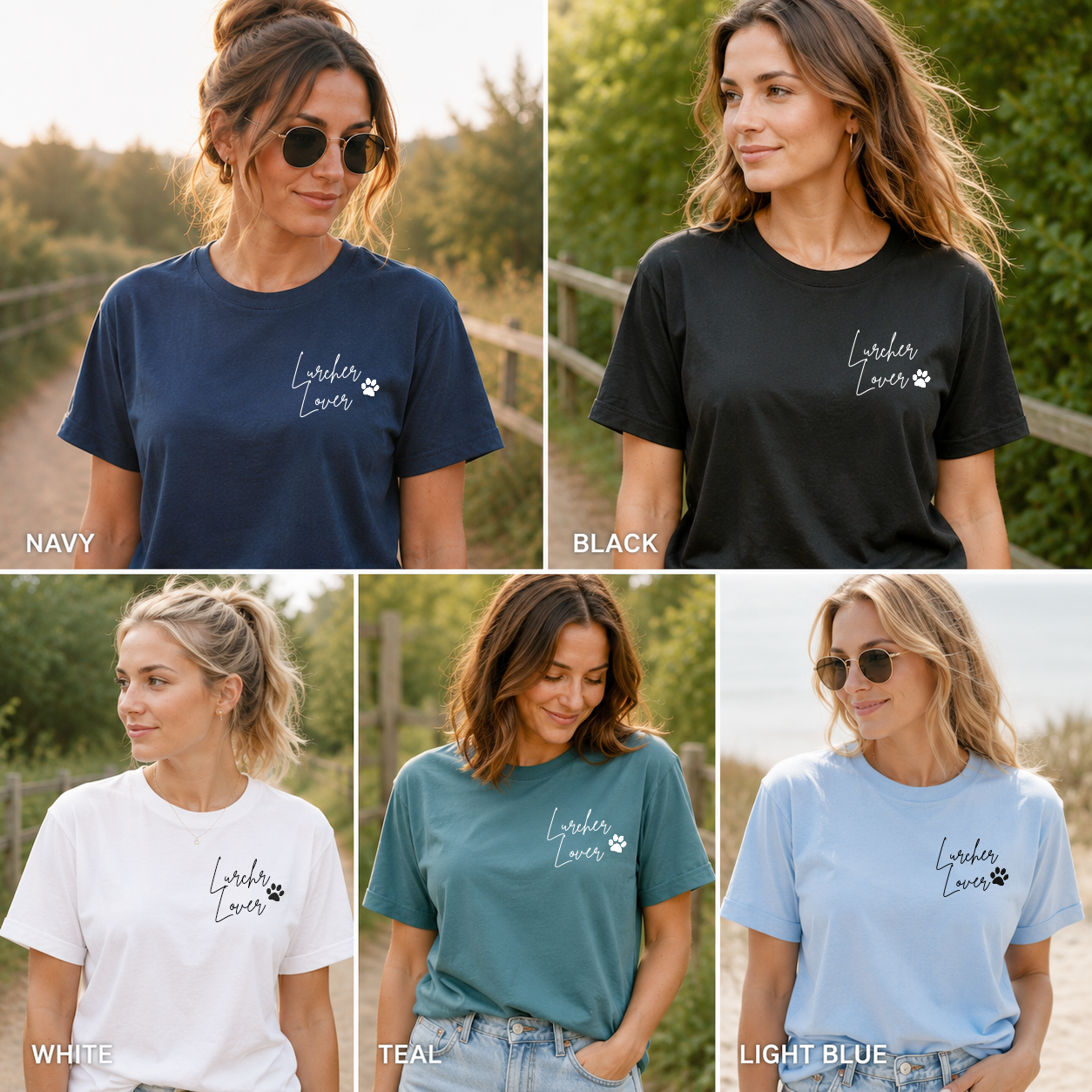 Lurcher  Love T Shirt