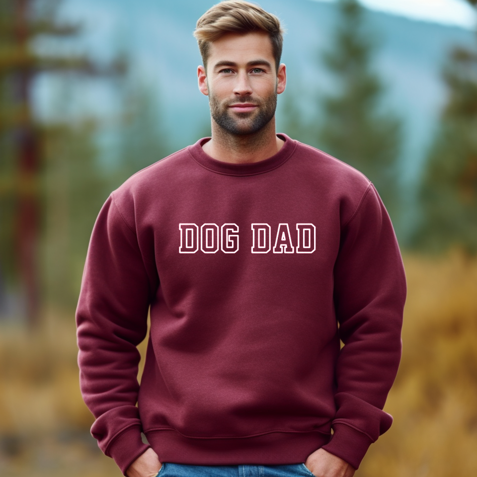 Dog Dad Sweatshirt - Unisex Fit Men's Sweatshirt