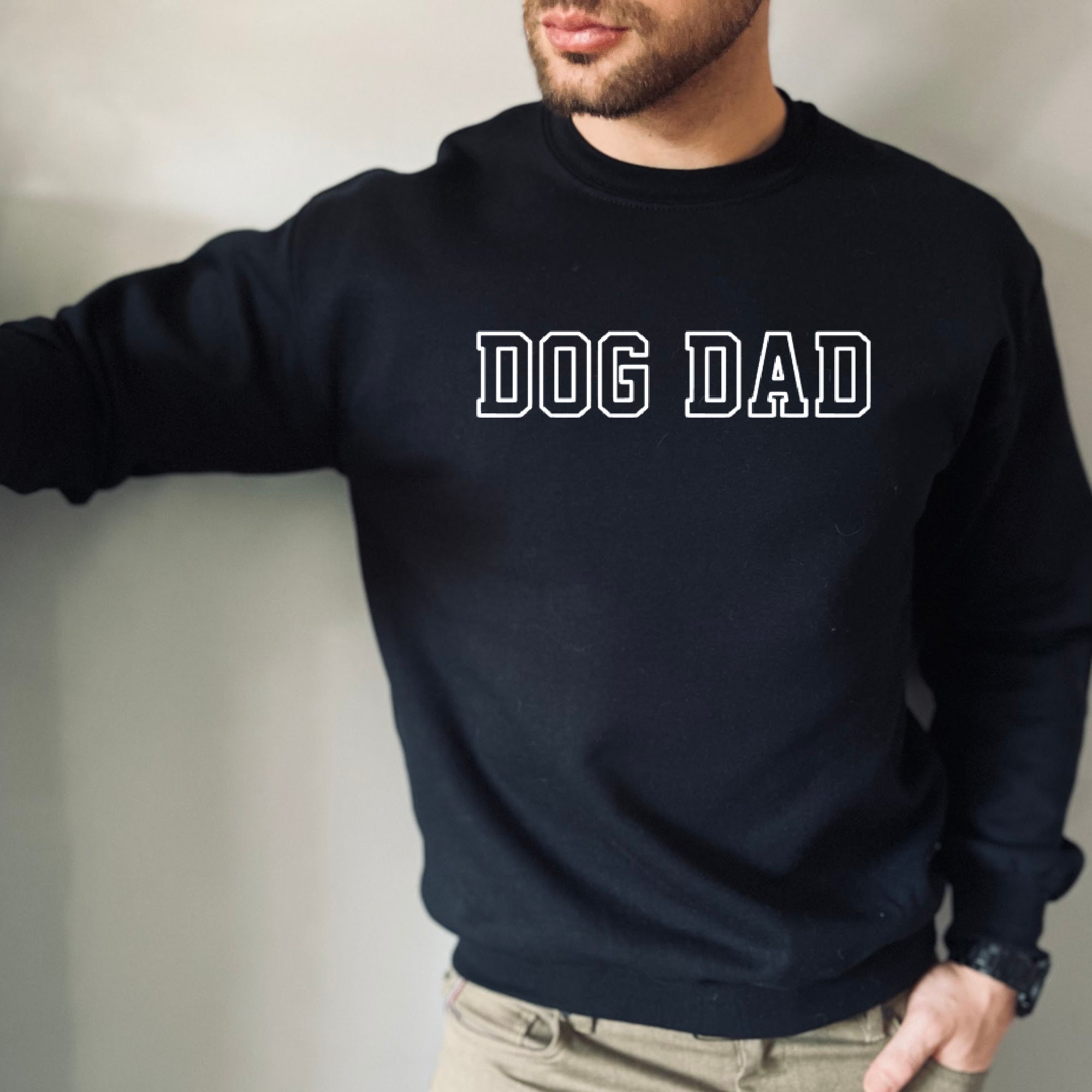 Dog Dad Sweatshirt - Unisex Fit Men's Sweatshirt