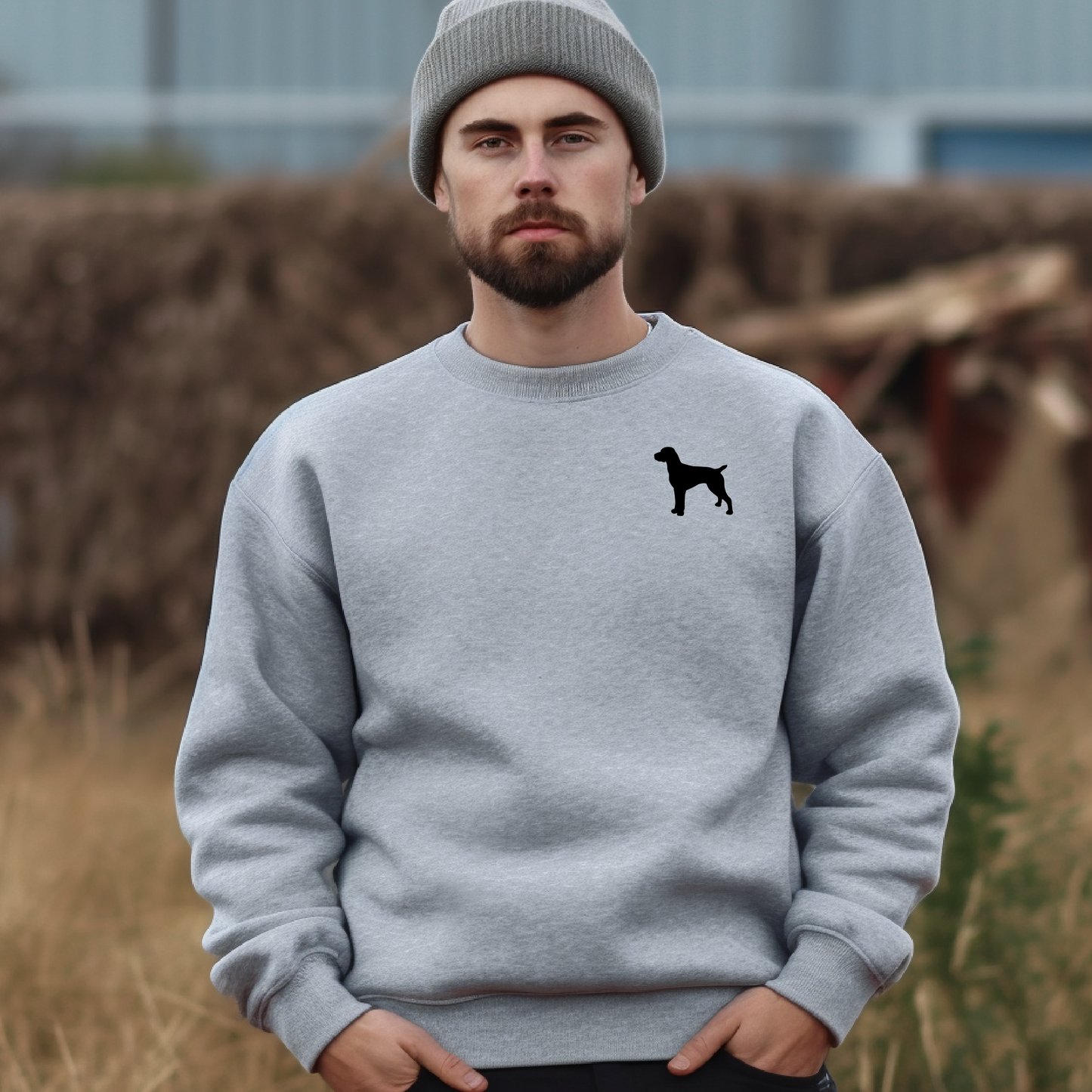 Dog Logo Sweatshirt - Personalise with ANY DOG BREED